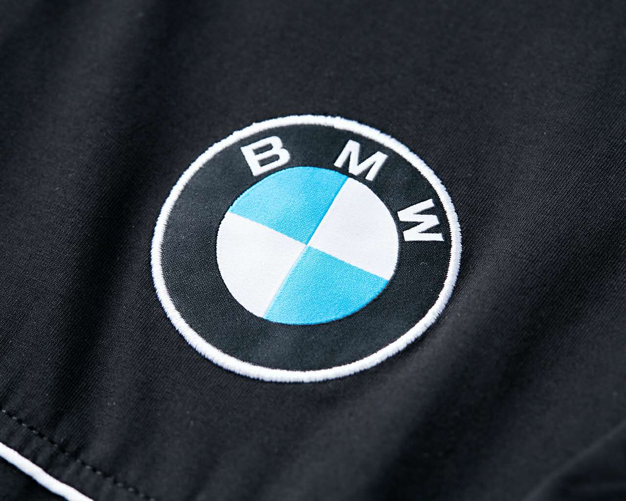 2022 Polo BMW M Power Brodé Homme Col Rayé Manche Courte